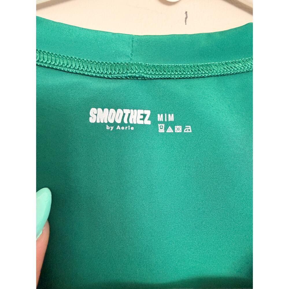 Aerie Emerald Green Crop Top - Picture 4 of 4